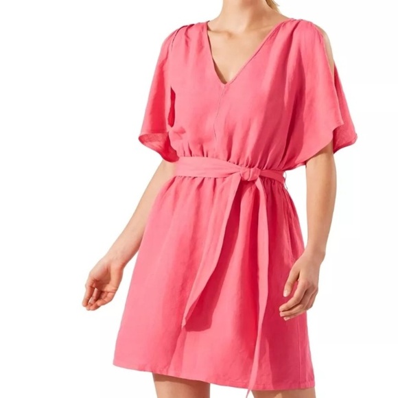 Tommy Bahama Coral Coast Split Shoulder Dress Cover-Up | Tropical Resort Wear - Picture 1 of 6